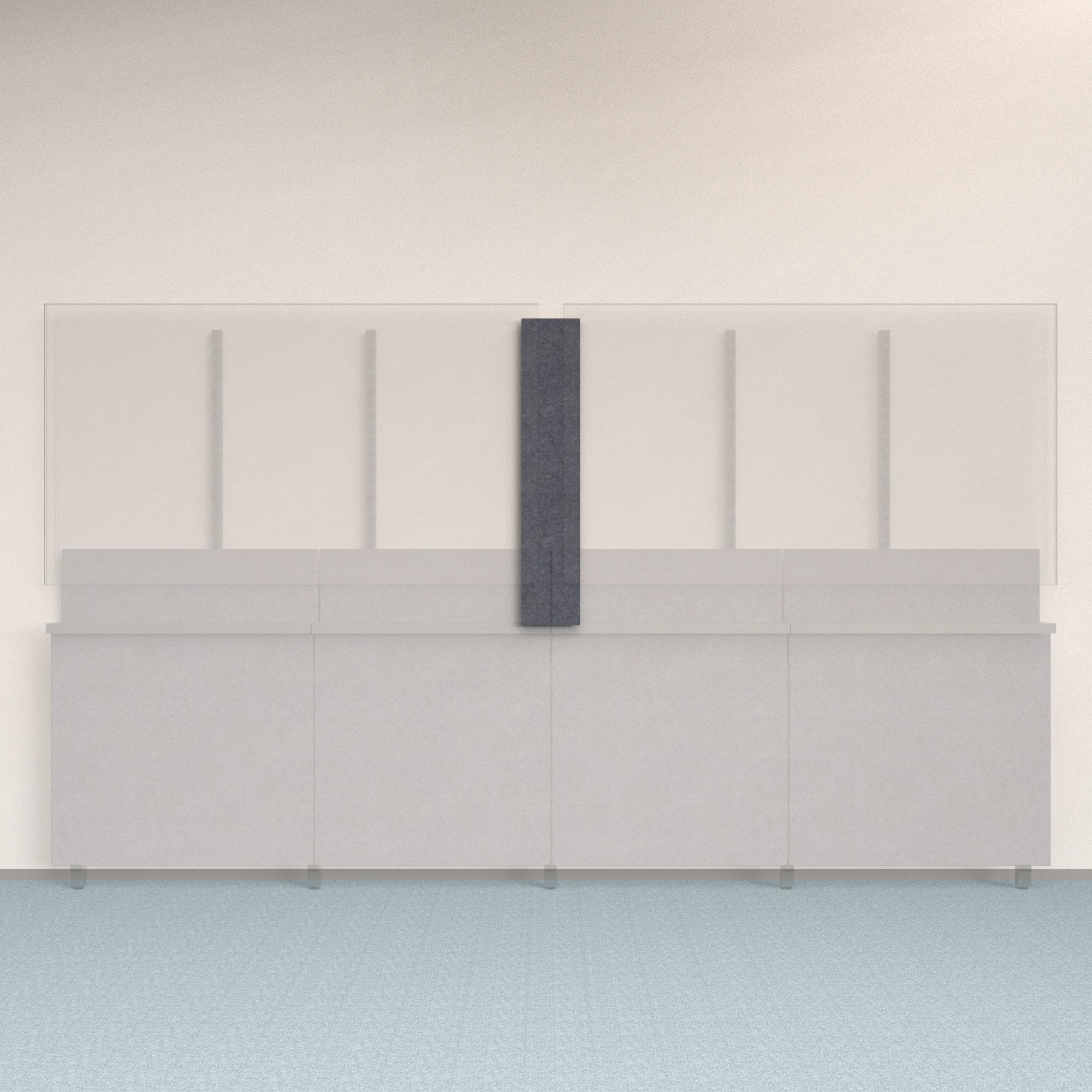 Framework Accent Wall Panel in Mineral finish.
