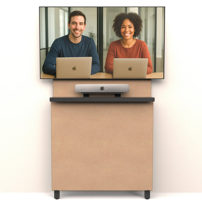 Universal Camera Mount with a Cisco video bar on Framework.