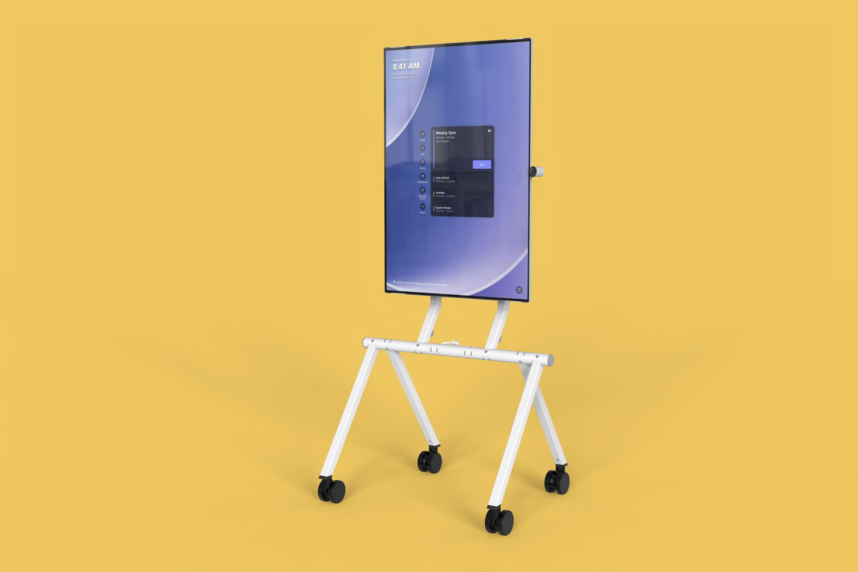 Heckler Rolling Stand for Surface Hub 3