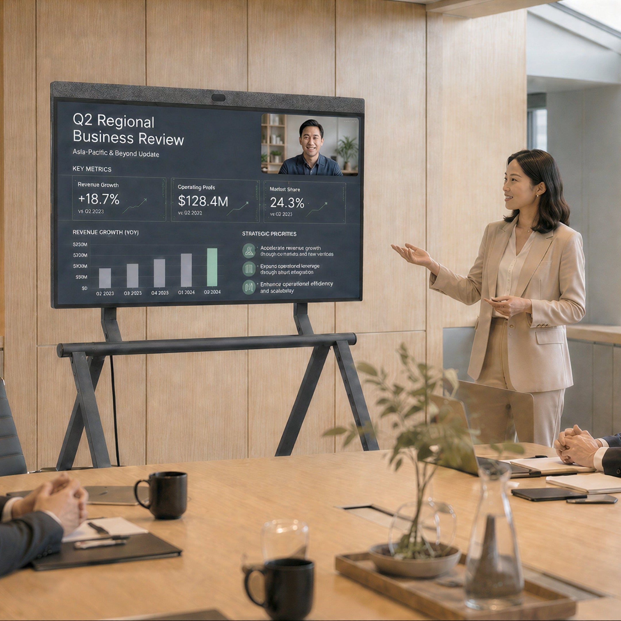 Heckler Stand for Neat Board Pro product view.