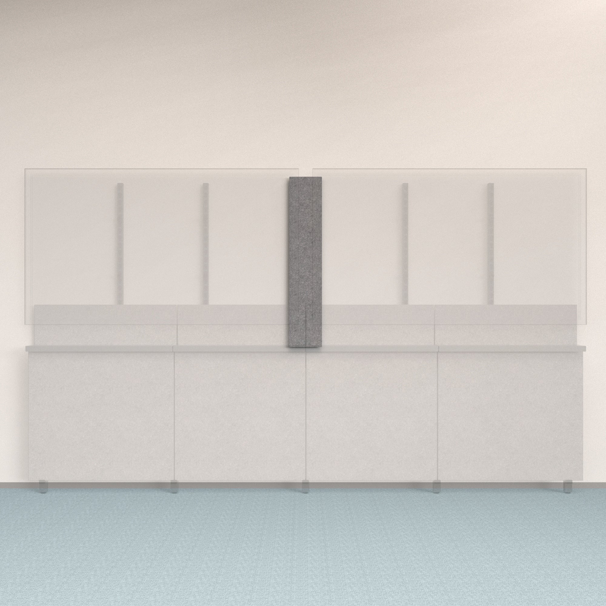 Framework Accent Wall Panel in Armor finish.