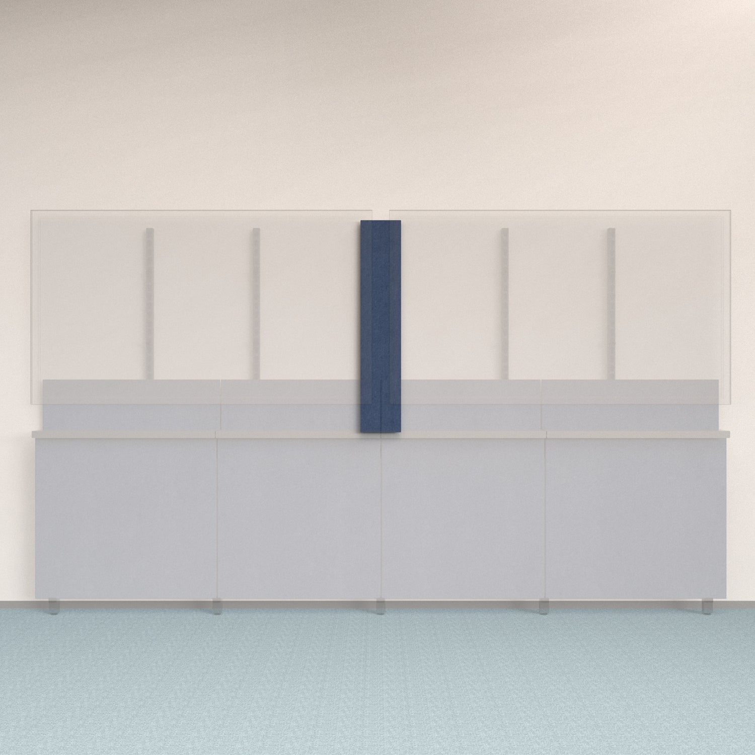 Framework Accent Wall Panel in Indigo finish.