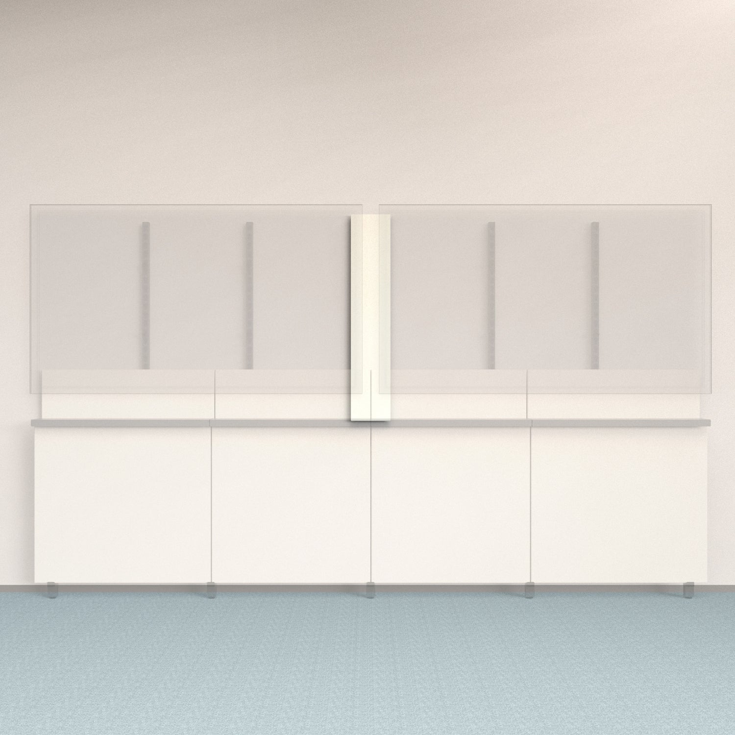 Framework Accent Wall Panel in Ivory finish.