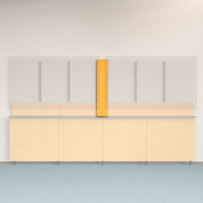 Framework Accent Wall Panel in Mustard finish.