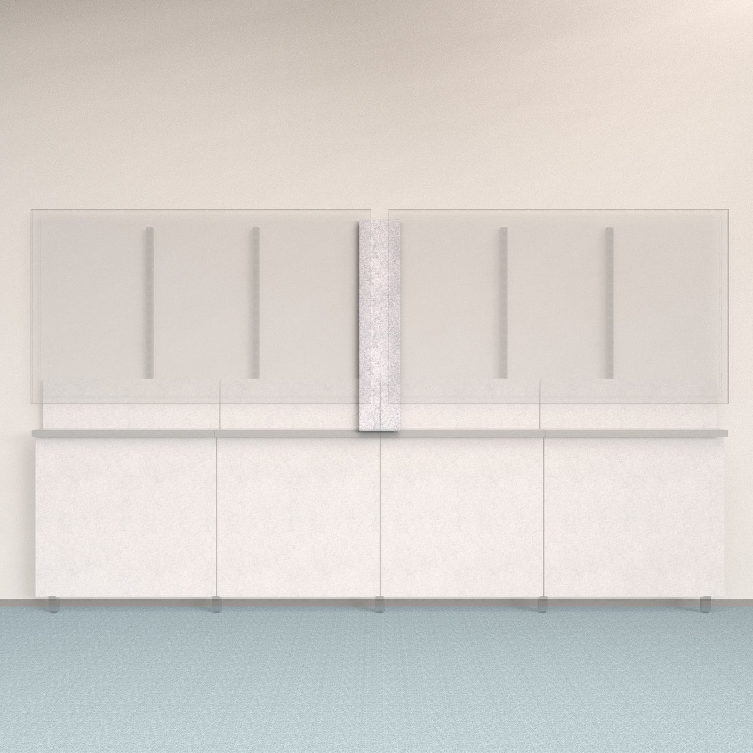 Framework Accent Wall Panel in Nickel finish.