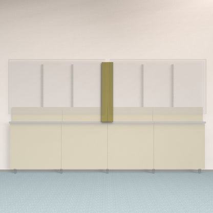 Framework Accent Wall Panel in Olive finish.