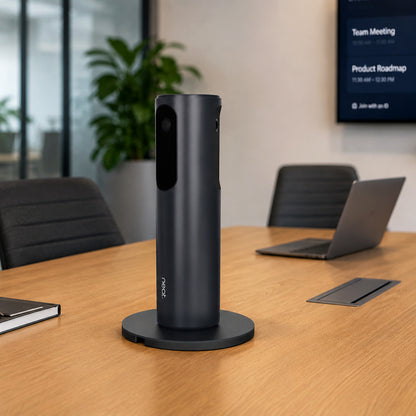 Heckler Base for Neat Center on a conference room table.