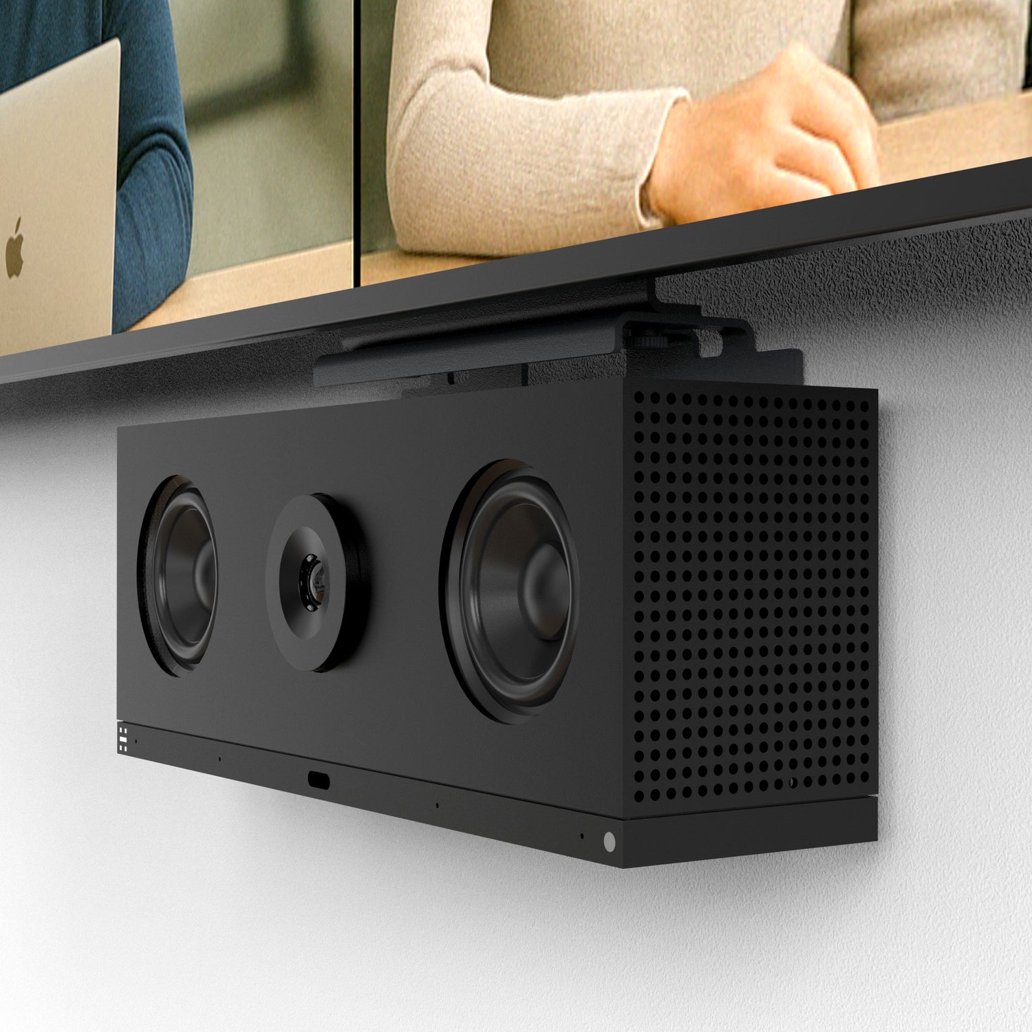 Heckler VESA Mount for Video Bars H597-BG, product photo showing universal mounting bracket