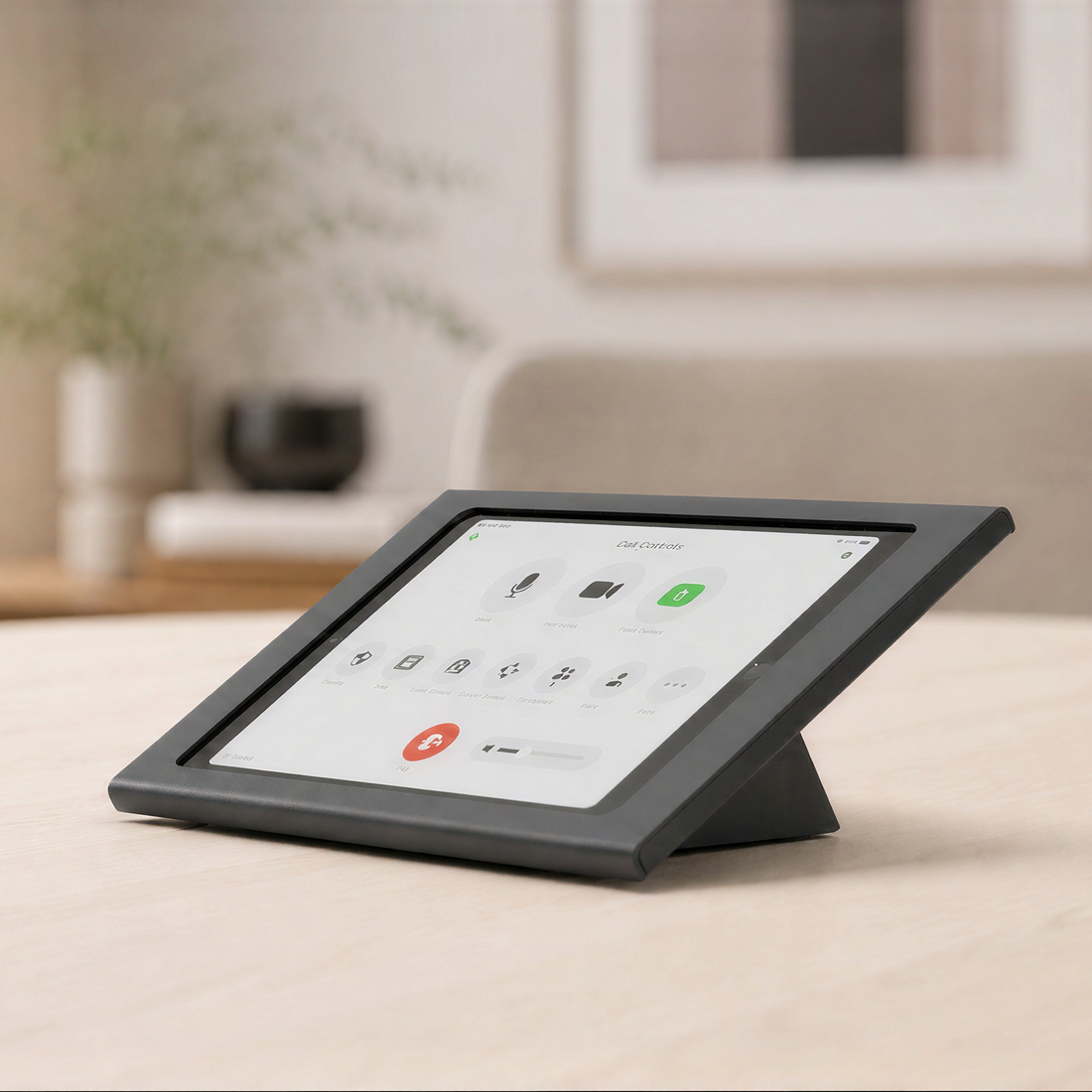 Zoom Rooms Console for iPad mini 6th and 7th Generation product view.
