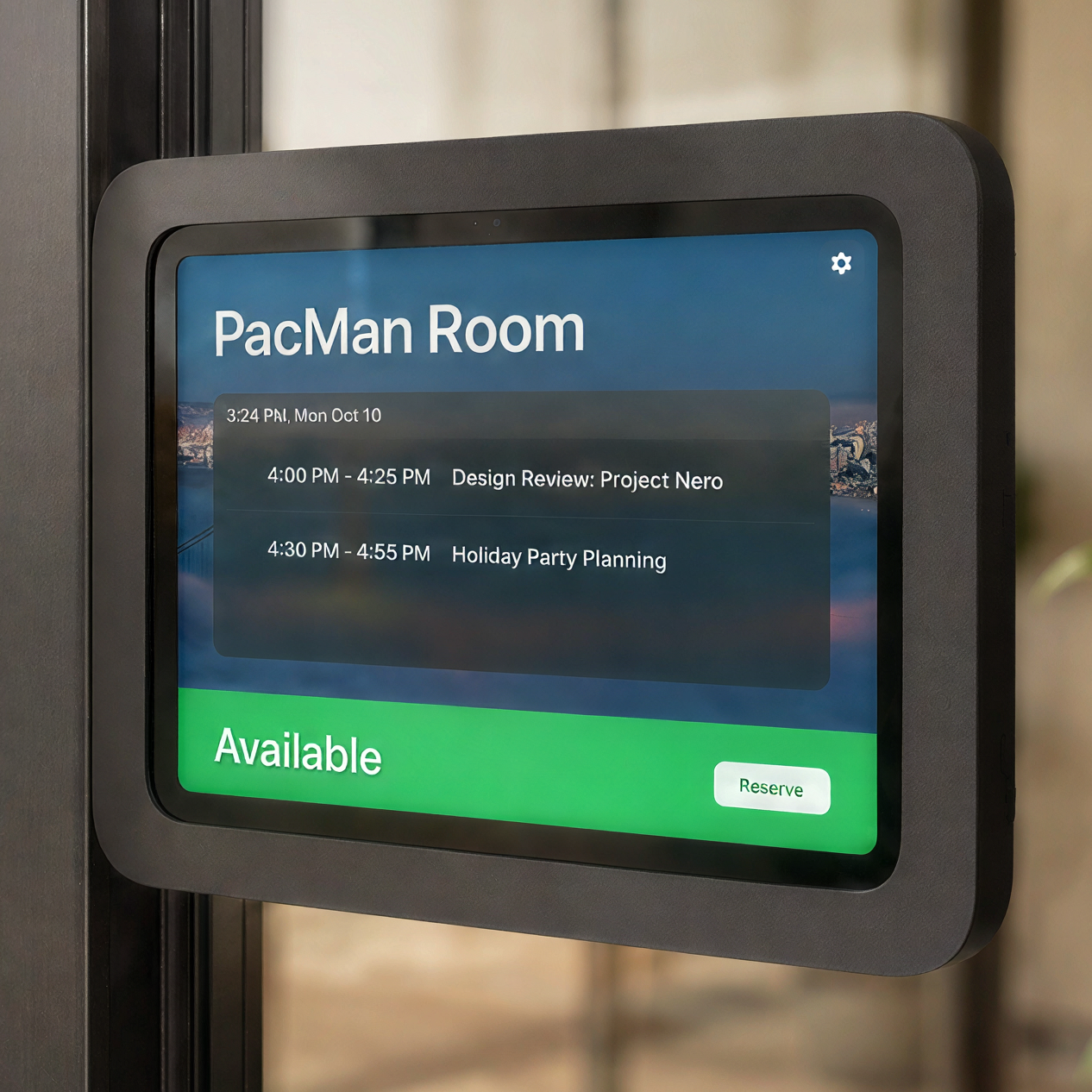 Room Scheduler Mount for iPad 10th and 11th Generation product view.