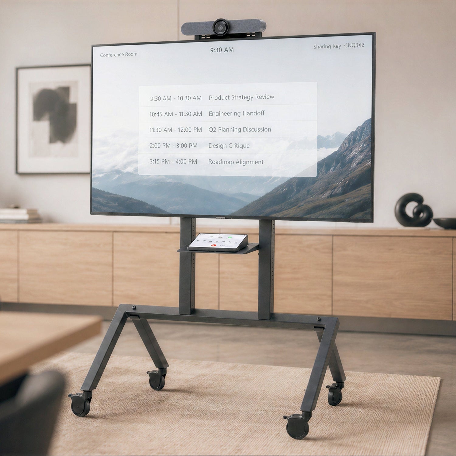 Heckler AV Cart Prime product view.