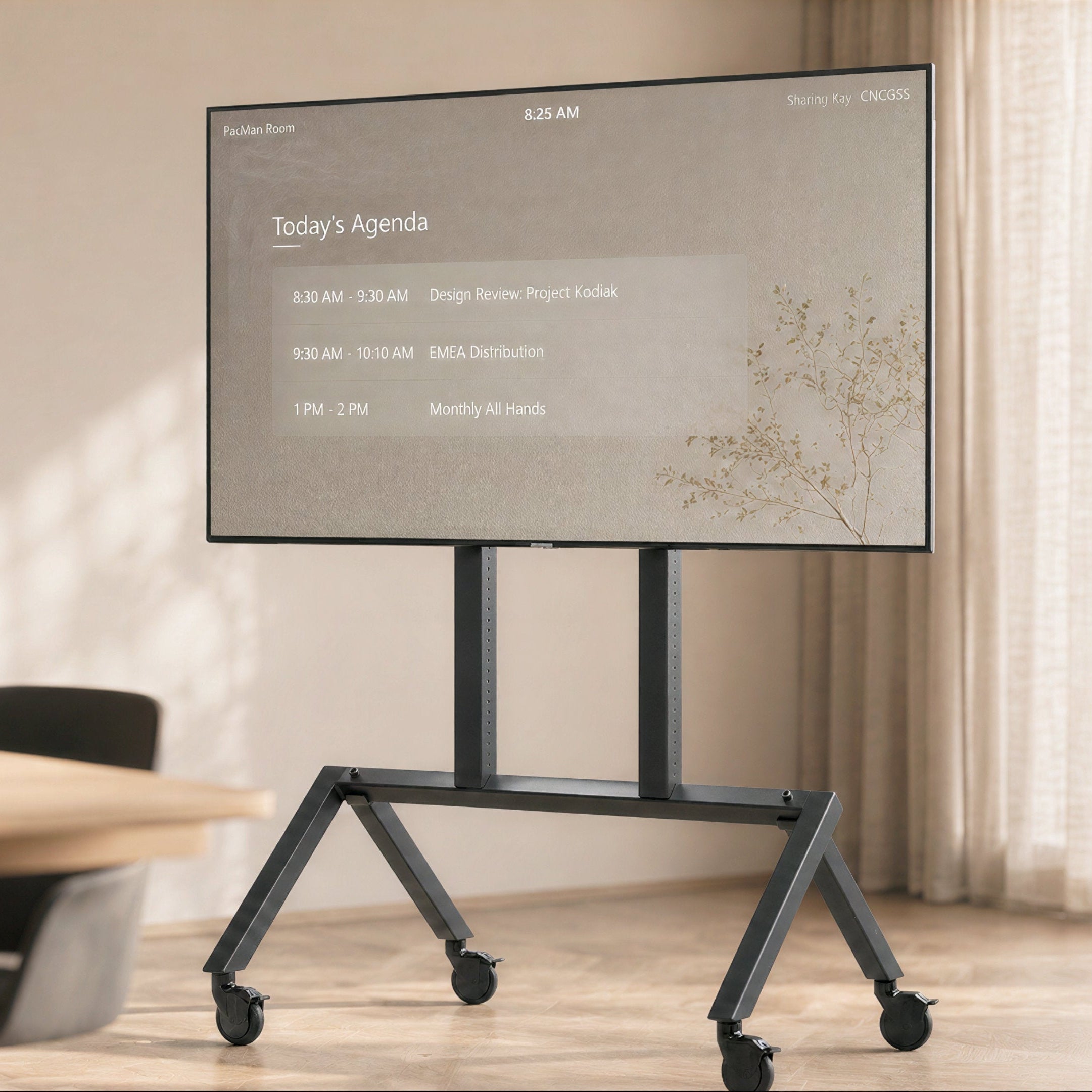 Heckler AV Cart Base Configuration product view.