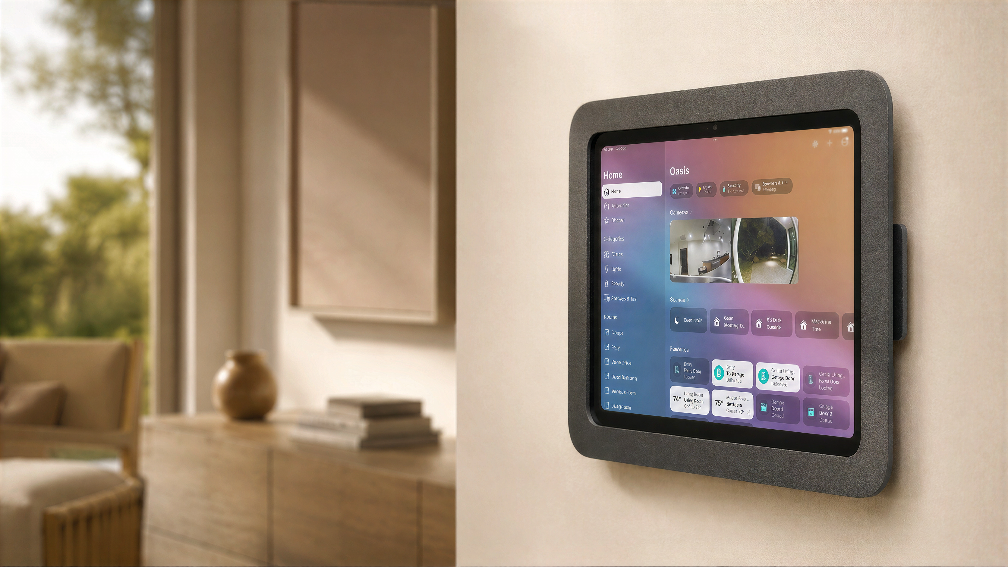 Wall Mount MX for iPad 10th and 11th Generation installed on a wall.