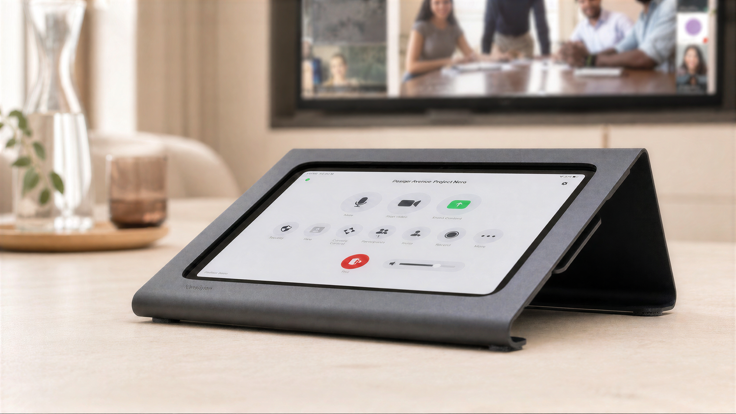 Meeting Room Console for iPad 10th and 11th Generation tabletop view.