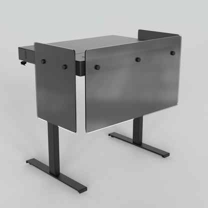 Premium Modesty Panel Set for Heckler Lectern 4U in Dark Frost printed finish.