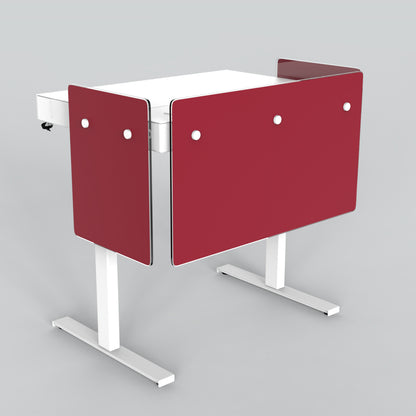 Premium Modesty Panel Set for Heckler Lectern 4U in Opaque Pantone PMS 201 C printed finish.