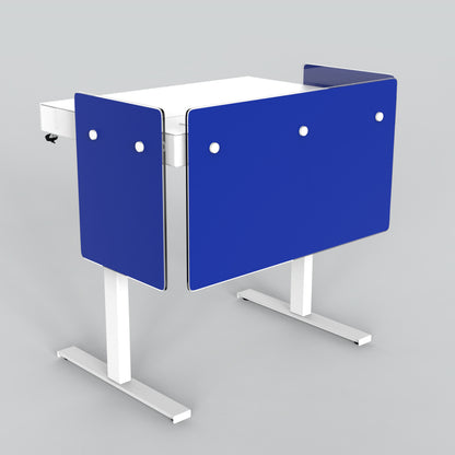 Premium Modesty Panel Set for Heckler Lectern 4U in Opaque Pantone PMS 286 C printed finish.