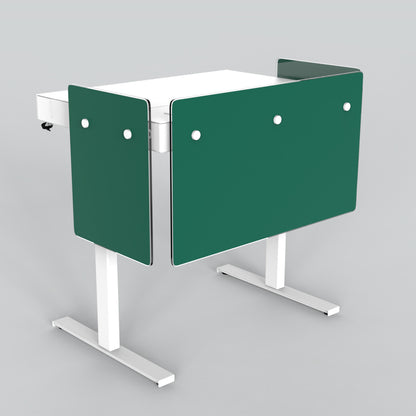 Premium Modesty Panel Set for Heckler Lectern 4U in Opaque Pantone PMS 3298 C printed finish.