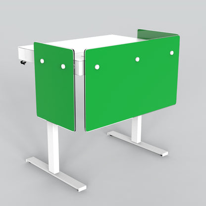 Premium Modesty Panel Set for Heckler Lectern 4U in Opaque Pantone PMS 354 C printed finish.