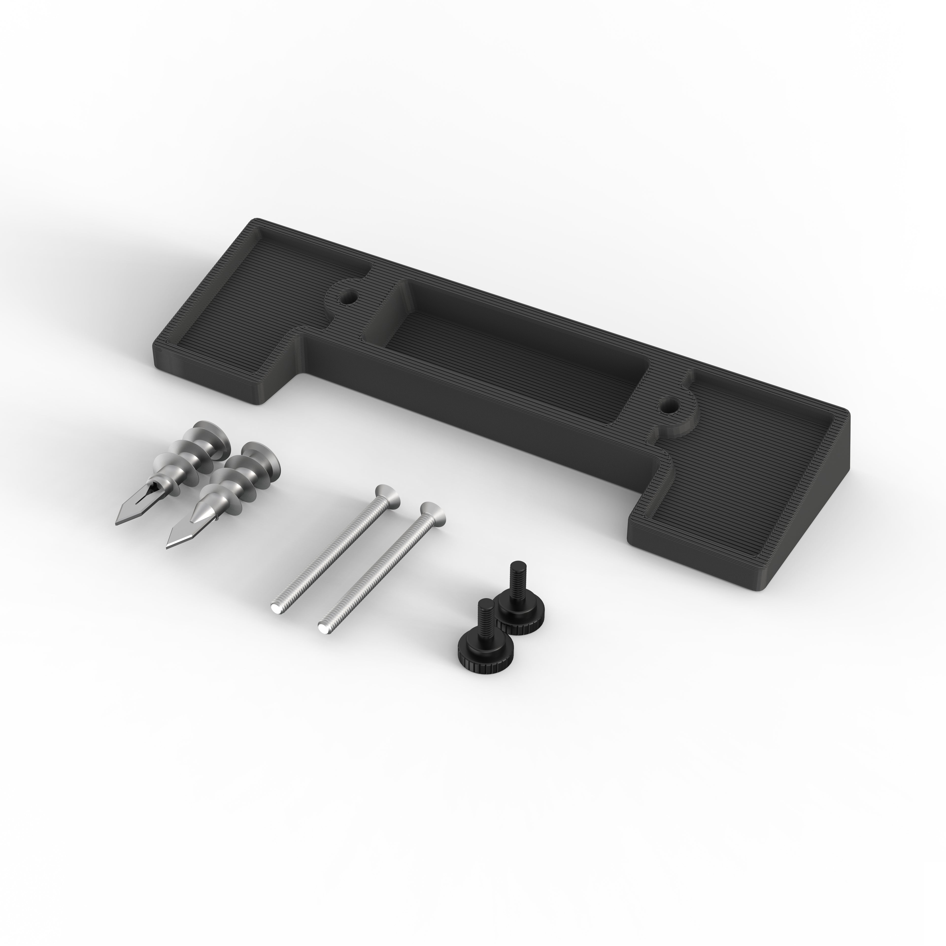 Heckler Angle Adapter for Huddly C1 — bottom view showing mounting surface