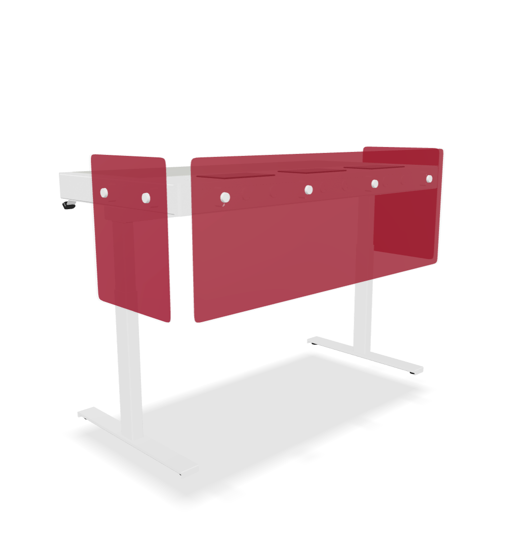 Premium Modesty Panel Set for Heckler Lectern 6U