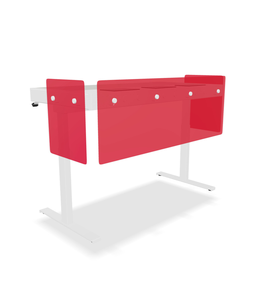 Premium Modesty Panel Set for Heckler Lectern 6U