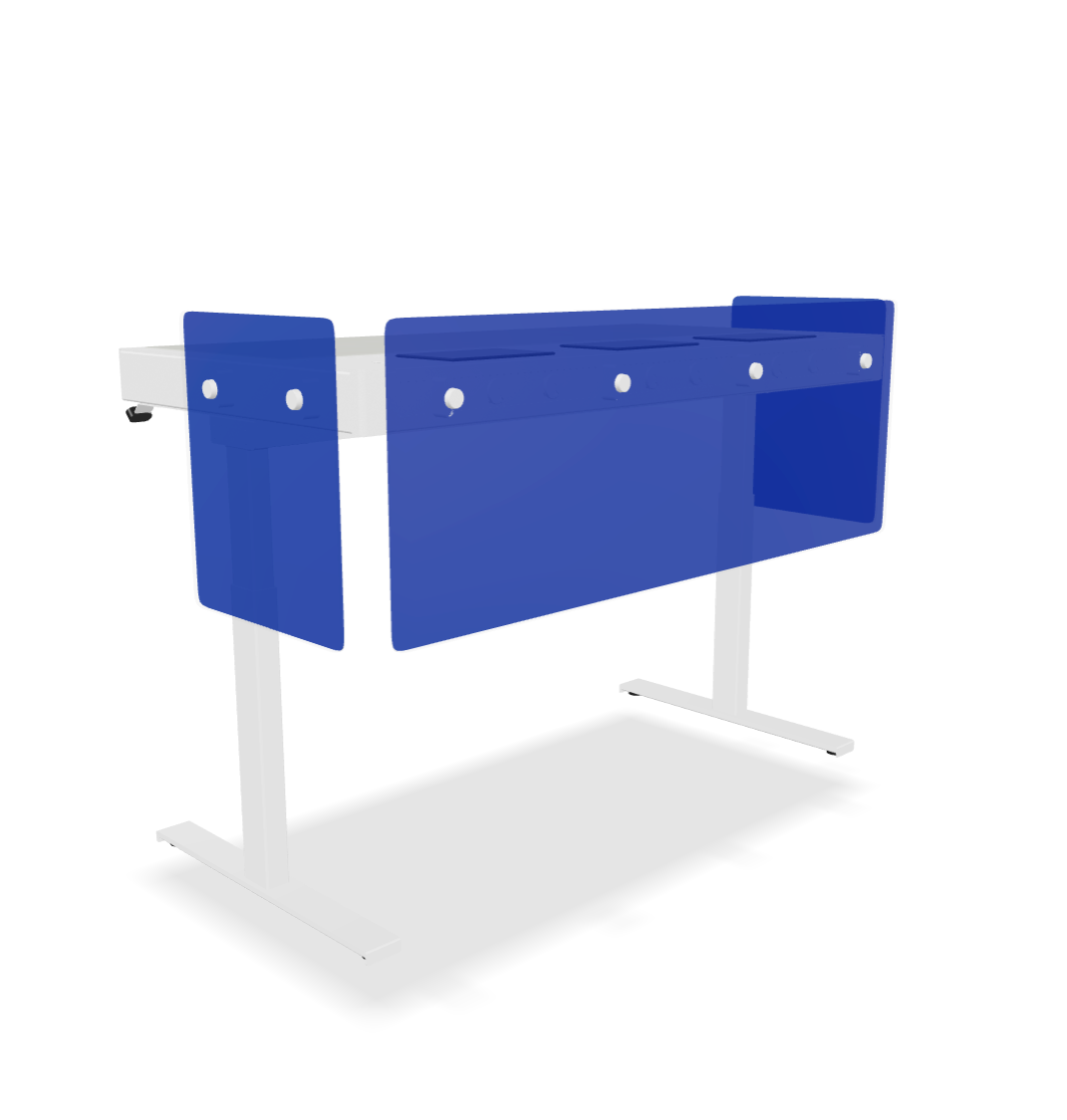 Premium Modesty Panel Set for Heckler Lectern 6U