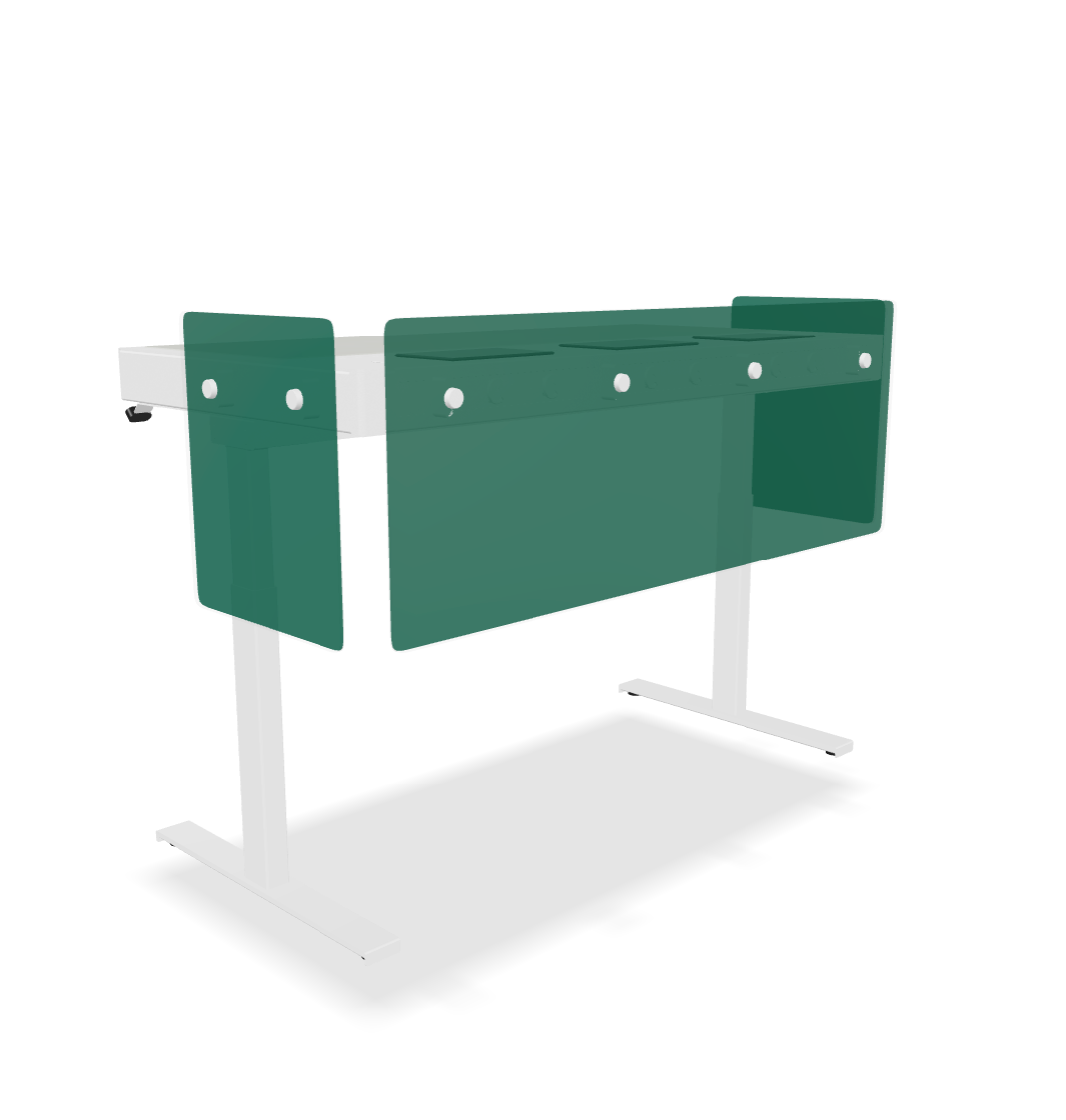 Premium Modesty Panel Set for Heckler Lectern 6U