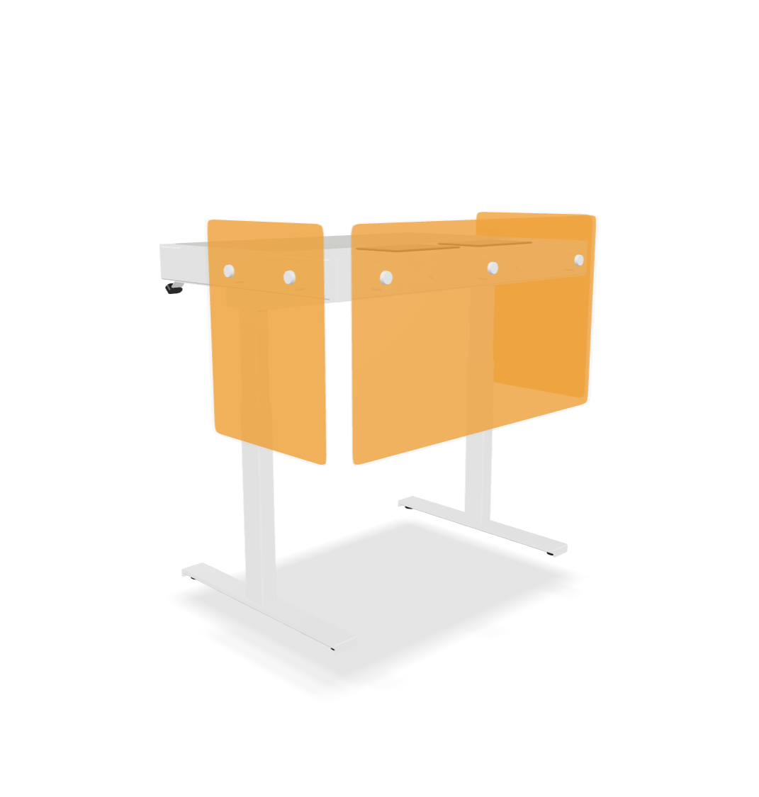 Premium Modesty Panel Set for Heckler Lectern 4U